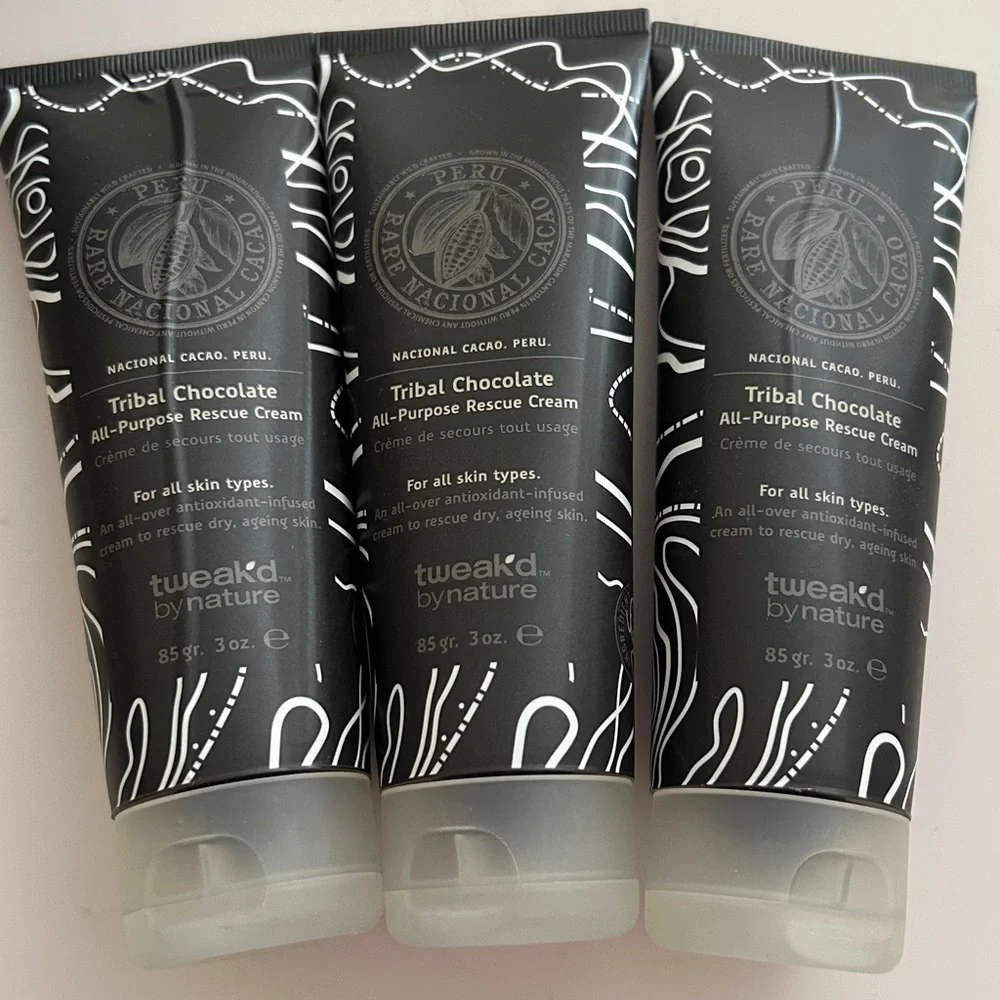 Tweak’d Tribal Chocolate All-Purpose Rescue Cream TRIO | 3 oz. each | SEALED